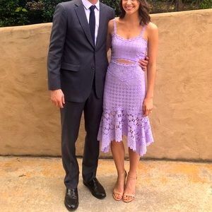 Alice & Olivia Guipure Cocktail Dress